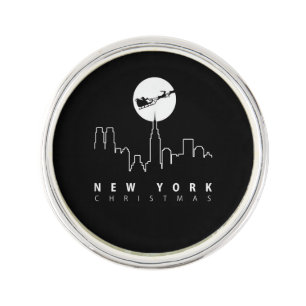 Christmas in New York City Lapel Pin