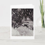 Christmas In New York City Vintage 1950s Holiday Card at Zazzle