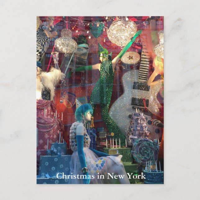 Christmas in New York Post Card (Front)