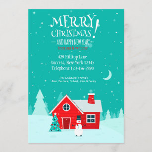 Save 60 On Holiday Moving Announcements Limited Time Only Zazzle Christmas In Our New Home Holiday Card
