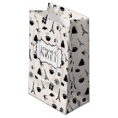 Paris Romance Patterned Small Gift Bag