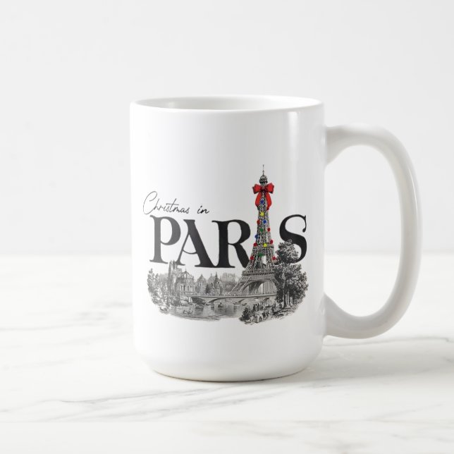 Christmas In Paris Mug (Right)