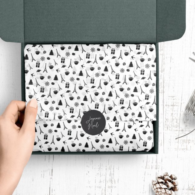 Christmas in Paris | Patterned Tissue Paper (Creator Uploaded)