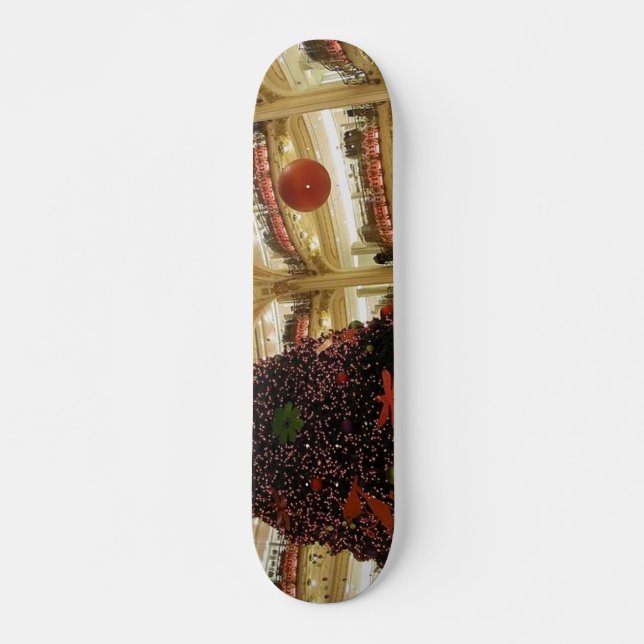 Christmas in Paris Skateboard Deck (Front)