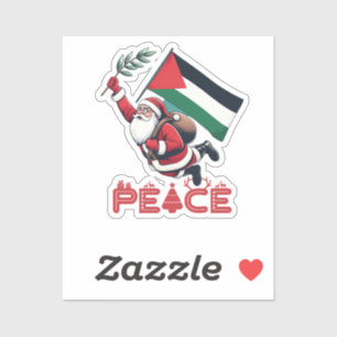 CHRISTMAS IN PEACE STICKER