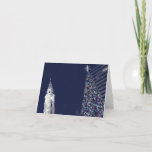 Christmas in Philadelphia with customizable text Holiday Card