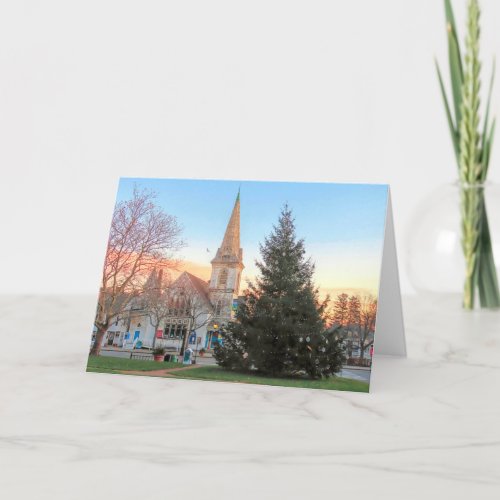 Christmas in Plymouth MA 2022 Thank You Card