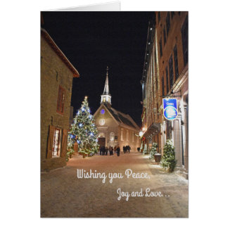 Christmas in Quebec City Cards