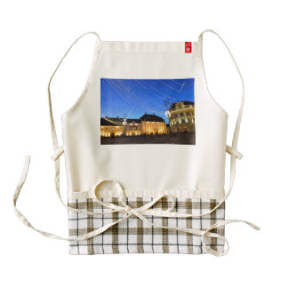Christmas in Sibiu, Romania Zazzle HEART Apron