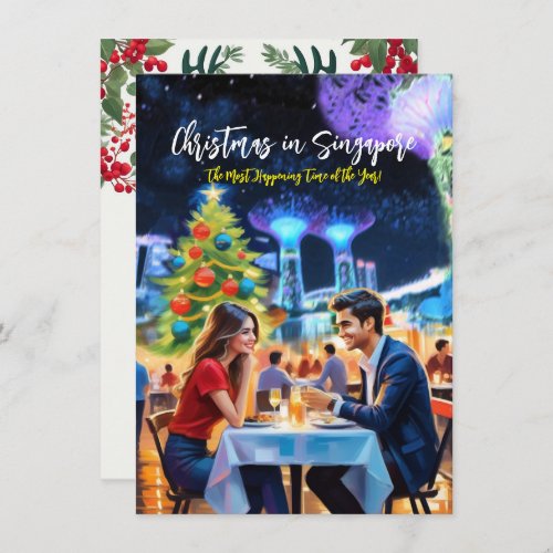 Christmas in Singapore Greeting Card