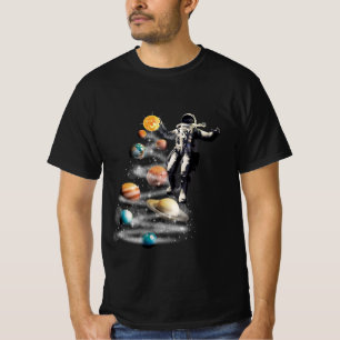 Christmas in Space Solar System Astronaut Invitati T-Shirt