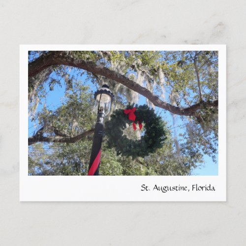 Christmas in St Augustine Postcard