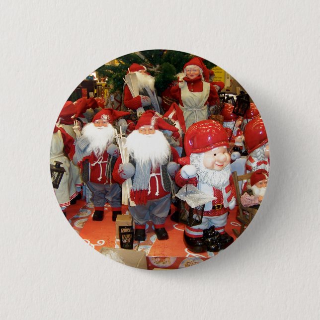 Christmas in Sweden Button (Front)