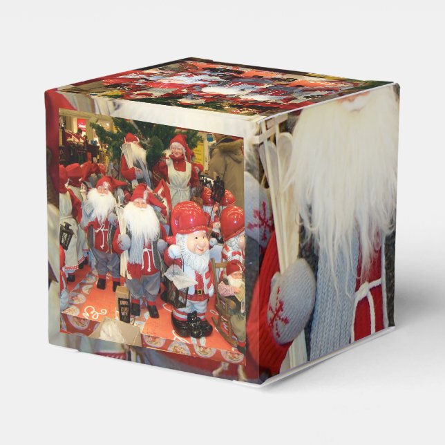 Christmas in Sweden Favor Boxes (Back Side)