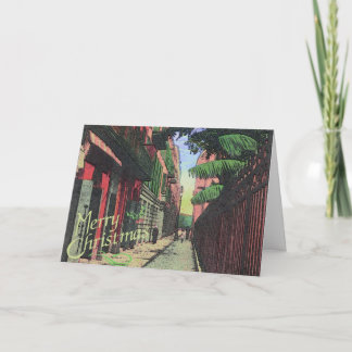 Christmas In The Alley Holiday Card