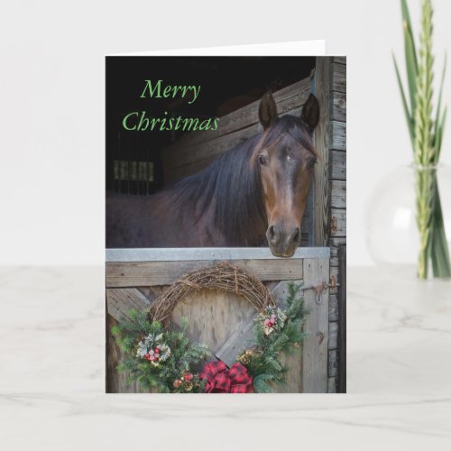 Christmas in the Barn Holiday Card