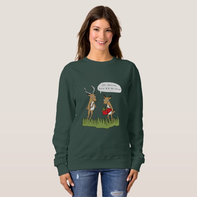 Christmas in the Bush | Funny Safari Jumper Sweatshirt (Front Full)
