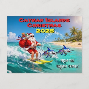 Christmas in the Cayman Islands Postcard