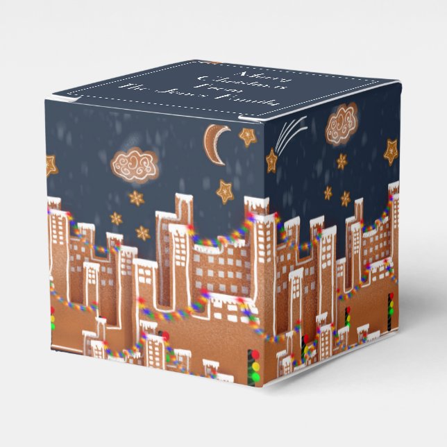 Christmas in the City Favor Boxes (Front Side)