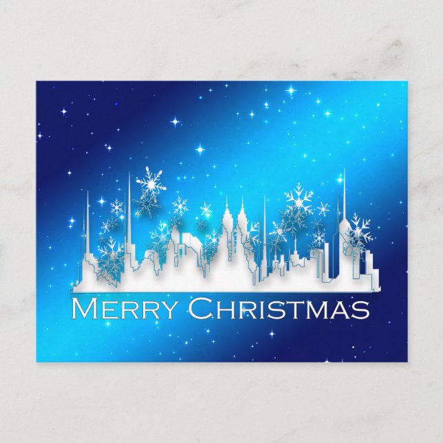 christmas in the city postcard (Front)