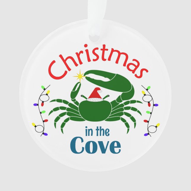 Christmas in the Cove Ornament (Front)