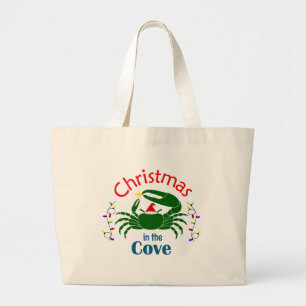 Christmas in the Cove Tote Bag (choose a size)