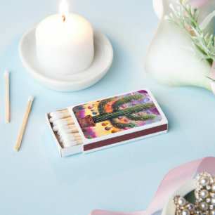 Christmas in the Desert Southwest Saguaro Cactus Matchboxes