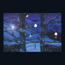 Christmas in the Glen Canvas Print