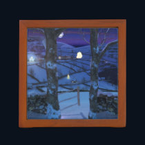 Christmas in the Glen Desk Organizer