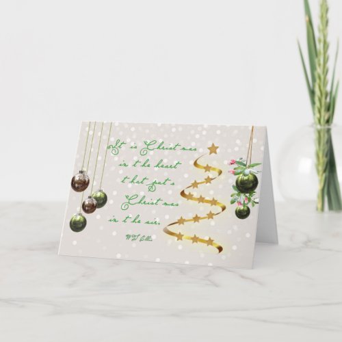 Christmas In The Heart Greeting Card