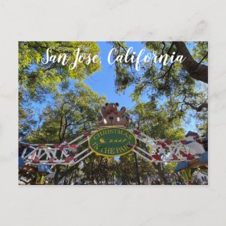Christmas In the Park - San Jose, CA Postcard