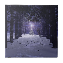 Christmas in the Pines Decorative Tile / Trivet