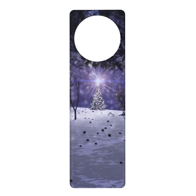 Christmas in the Pines Door Hanger (Front)