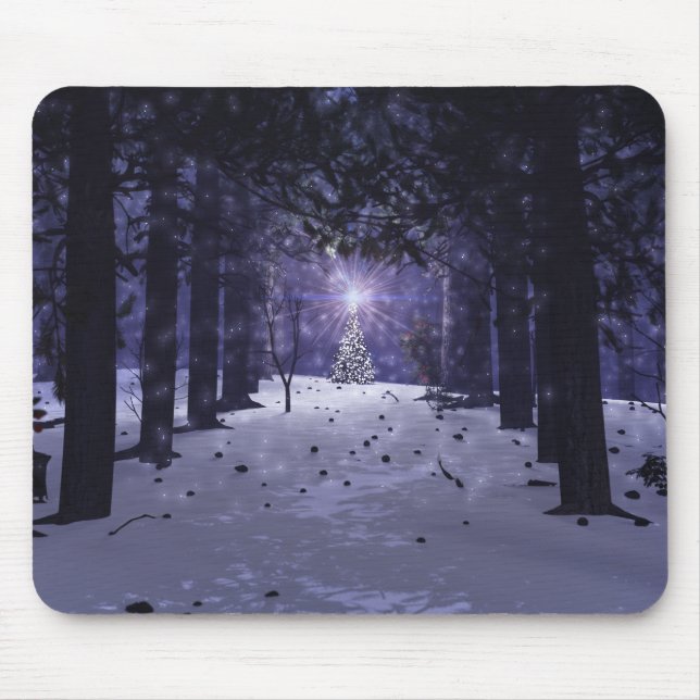 Christmas in the Pines Mousepad (Front)