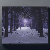 Christmas in the Pines Photo Plaque
