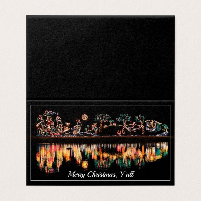 Christmas in the South Water Reflections (Outside Unfolded)