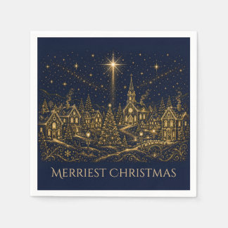 Christmas in the Stars | Christmas Village Napkins