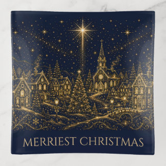 Christmas in the Stars | Christmas Village Trinket Tray