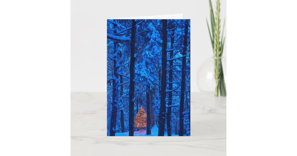 Christmas in the Woods Card