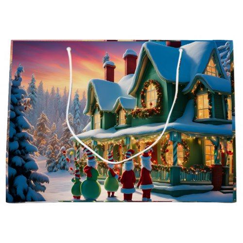 Christmas in Whoville_Inspired  Large Gift Bag