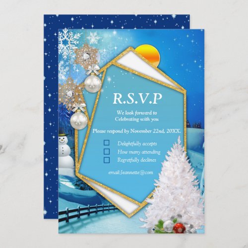 Christmas in Winter Collection Invitation