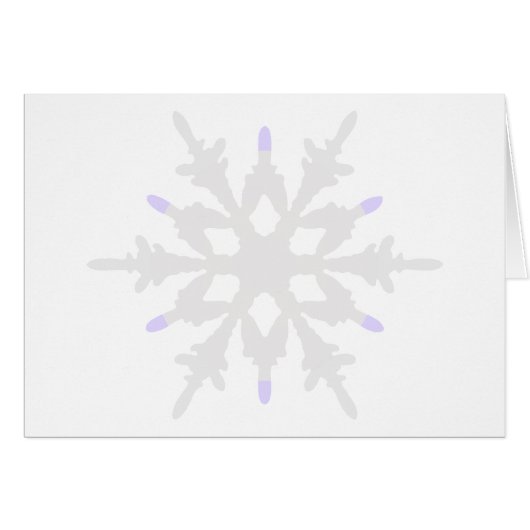 Christmas Indigo Ornament Snowflake (Front Horizontal)
