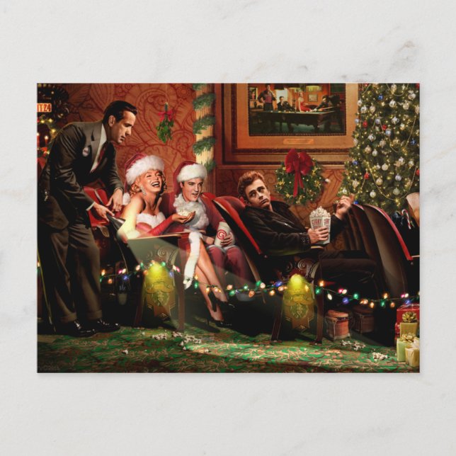 Christmas Interlude Holiday Postcard (Front)