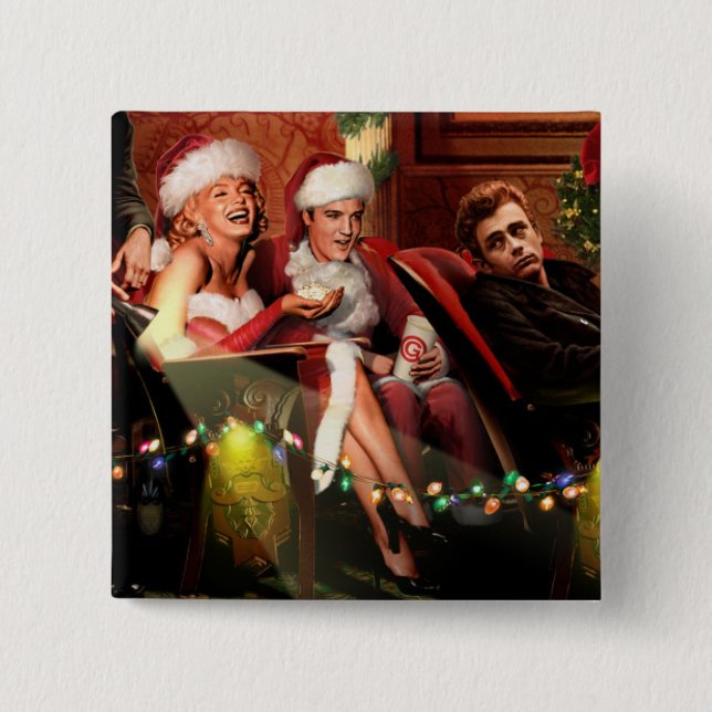 Christmas Interlude Pinback Button (Front)