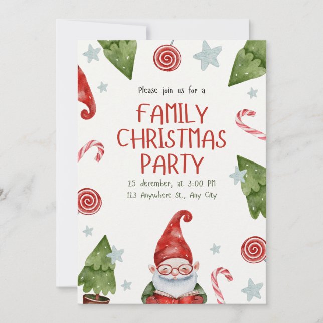 christmas invitation  (Front)