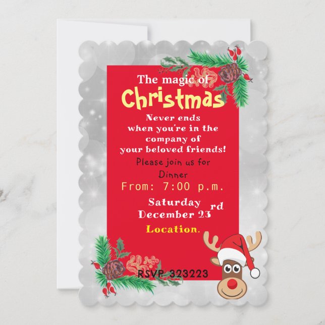 Christmas Invitation (Front)