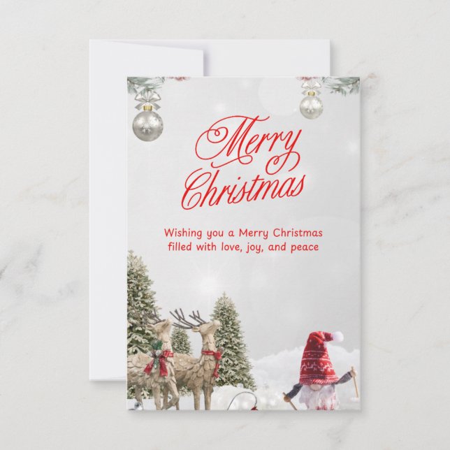Christmas invitation cards (Front)