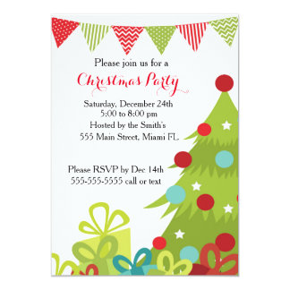 Christmas Present Invitations 6