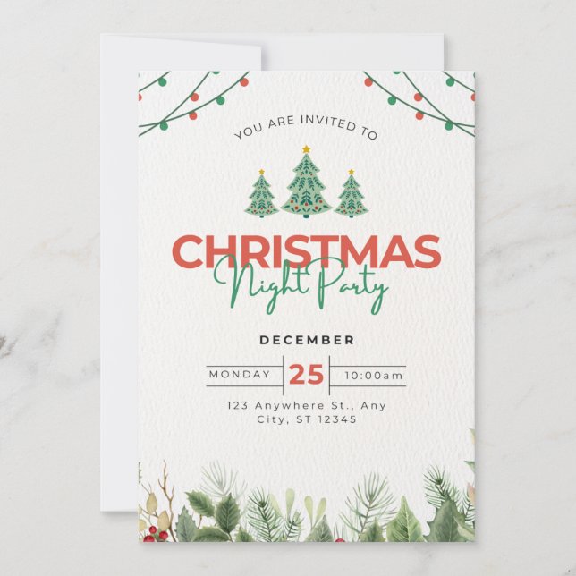 Christmas Invitations (Front)
