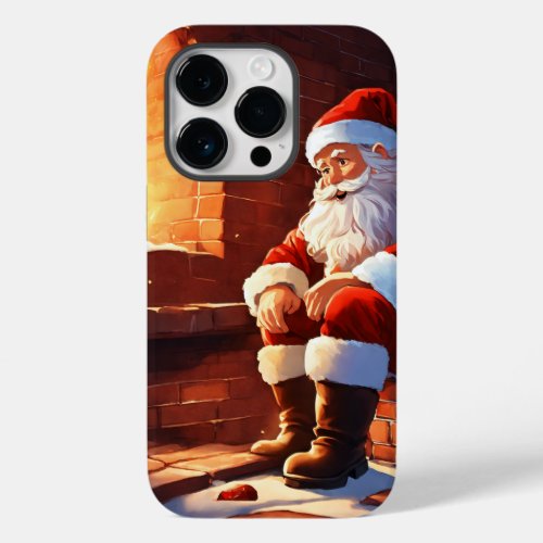 Christmas iPhone case Santa Claus phone cover Case_Mate iPhone 14 Pro Case